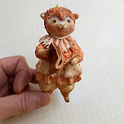 Чердачная кукла: Кофейная зайка. Зайка с морковкой