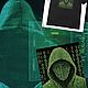 Мужская чёрная футболка с оригинальным принтом Хакер. Футболки и майки мужские. Alla. Интернет-магазин Ярмарка Мастеров.  Фото №2