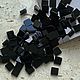 Чёрный оникс квадрат 7 мм. Кабошоны. Магазин цветных камней Скарн. Интернет-магазин Ярмарка Мастеров.  Фото №2