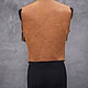 Women's leather vest (possible engraving), leather vest. Vests. Lemberg Leather. Online shopping on My Livemaster.  Фото №2
