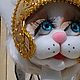Кошка-воительница. Коллекция кошка, кукла ручной работы. Интерьерная кукла. Домовушкина родня. Ярмарка Мастеров.  Фото №12