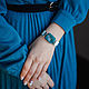 White and blue bracelet with a large stone for women. Regaliz bracelet. БРАСЛЕТЫ- ТАЛИСМАНЫ. My Livemaster. Фото №4