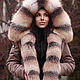 Парка с мехом фрост. Парки. YANA KRAFT BRAND. Ярмарка Мастеров.  Фото №4
