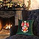 Pillow with embroidery ' Family coat of arms», Pillow, Moscow,  Фото №1