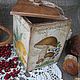 'Mushroom basket'-Box. Storage Box. Hundred centuries. My Livemaster. Фото №4