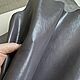 Кожа козы Шевро Графит 1.0мм. Кожа. Дарья. Интернет-магазин Ярмарка Мастеров.  Фото №2