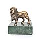Lion on the stone. Figurines. Bronzamini. Online shopping on My Livemaster.  Фото №2