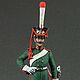 Military miniature toy soldier 54 mm.Napoleonica.The gunner. ekcastings, Military miniature, St. Petersburg,  Фото №1