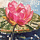  Lotus in the water. Oil painting. Impasto, Pictures, Penza,  Фото №1