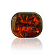 Barrel-amber8h12mm-Cognac with husk-Drilled - Real, Beads1, Kaliningrad,  Фото №1
