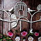 Hanger wrought iron bird cage, Clothes Hangers and Hooks, Vitebsk,  Фото №1