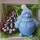 Gift set soap 'the Snowman and the chocolate tree', Snowmen, Moscow,  Фото №1