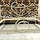 Wrought iron bed white, Bed, Moscow,  Фото №1