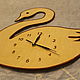 Wall clock Zoo Swan. Watch. DG labs. Online shopping on My Livemaster.  Фото №2