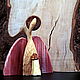 Figurine carved from wood. Guardian angel home. Scarlet wings. Figurine. angelswooden (angelswooden). My Livemaster. Фото №6