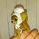 ON SALE Chihuahua-miniature 5,5 cm, crocheted. Miniature figurines. Lebedeva Lyudmila (knitted toys). My Livemaster. Фото №5