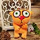 Keychain cat with axe plush stuffed toy, multi-colored. Stuffed Toys. Dingus! Funny cats and other toys. My Livemaster. Фото №6