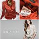 Винтаж: Рубашка темно-оранжевая с оборками 42-44. Блузки винтажные. Koko: second brand. Ярмарка Мастеров.  Фото №6