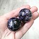 Charoite balls, pair. Stones. Stones Gems from Siberia. My Livemaster. Фото №4