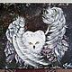 'Wise Owl' Author's painting. Oil on canvas, Pictures, Moscow,  Фото №1