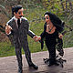 Gomez and Morticia Addams. Portrait Doll. GOLDENBEE. Online shopping on My Livemaster.  Фото №2