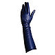 Size 7.5. Winter long gloves made of blue leather with TOUCH. Vintage gloves. Butichok from N.. Online shopping on My Livemaster.  Фото №2