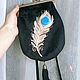 Handbag with embroidery jeans, Classic Bag, Voronezh,  Фото №1