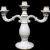Винтаж handmade. Livemaster - original item Large porcelain candle holder from HEINRICH & Co.. Handmade.