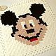 Knitted Mat children's cord Mickey mouse. Carpets. knitted handmade rugs (kovrik-makrame). Online shopping on My Livemaster.  Фото №2