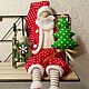 interior doll: Santa Claus with a Christmas tree and sleigh, Interior doll, Nevyansk,  Фото №1