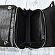 Clutch made of genuine ostrich leather, in black, handmade!. Clutches. SHOES&BAGS. My Livemaster. Фото №6