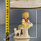 Винтаж: Девочка кошка кот антикварная статуэтка фарфор Grafental Германия 14. Статуэтки винтажные. РАРИТЕТ 2. Ярмарка Мастеров.  Фото №5