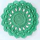 Decorative napkin. Knitted cloth, Doilies, Rostov-on-Don,  Фото №1