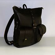 Сумки и аксессуары handmade. Livemaster - original item Backpack leather 21F. Handmade.