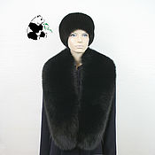 Аксессуары handmade. Livemaster - original item Elegant big detachable fur collar from fur of the Finnish Arctic Fox BH-22. Handmade.