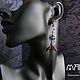 Заказать  Серьги Мушки. Маргарита Туркина Украшения (marlijewelry). Ярмарка Мастеров. . Серьги классические Фото №3
