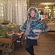 Order A warm womens jacket with fur. National Brand. Livemaster. . Outerwear Jackets Фото №3
