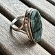 Кольцо с Серафинитом серебро 925. Кольца. Jeweller -Danil. Ярмарка Мастеров.  Фото №4