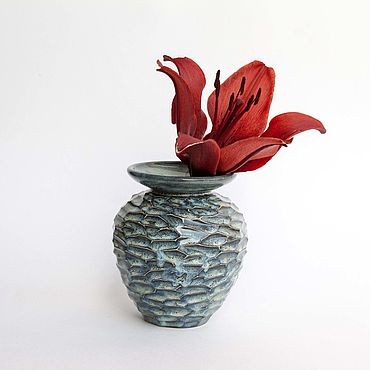 Для дома и интерьера ручной работы. Ярмарка Мастеров - ручная работа Ваза круглая "Виктория". Handmade.