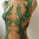 Sophisticated embroidery applique. Green twigs, Applications, Kurganinsk,  Фото №1