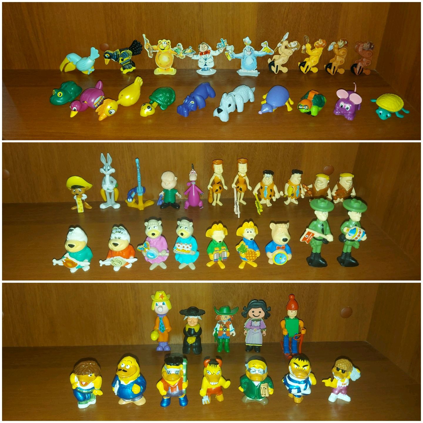 Коллекции игрушек из Киндер сюрприза 90-х