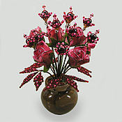 Цветы и флористика handmade. Livemaster - original item The flowers of the pomegranate 