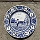 Винтаж: Тарелка настенная винтажная: Delft лот 3 шт. Тарелки винтажные. Антиквариат & Винтаж. Интернет-магазин Ярмарка Мастеров.  Фото №2