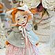 Эльза. Тедди Долл. ShabbyDoll Studio. Ярмарка Мастеров.  Фото №4