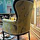 Винтаж: Кресло каминное в стиле Шинуазри, массив дерева. Мебель винтажная. Karolina- Элитная Мебель. Ярмарка Мастеров.  Фото №11