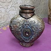 Для дома и интерьера handmade. Livemaster - original item Decorative interior jar with an initial. Handmade.