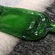Тарелка бутылка "Зелёное блюдо". Блюдо. Art Bottles (formi33). Интернет-магазин Ярмарка Мастеров.  Фото №2