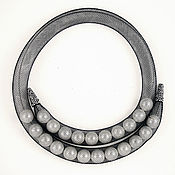 Украшения handmade. Livemaster - original item Copy of Copy of Copy of Copy of Copy of Mesh tube necklace with pearls. Handmade.