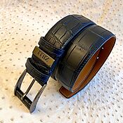 Аксессуары handmade. Livemaster - original item Men`s belt made of genuine crocodile leather, handmade!. Handmade.