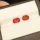 Огненный сапфир 1,08ct и 1,23ct. Кабошоны. Астрологический подбор камней. Ярмарка Мастеров.  Фото №6
